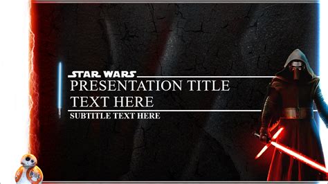 Star Wars Slide Template